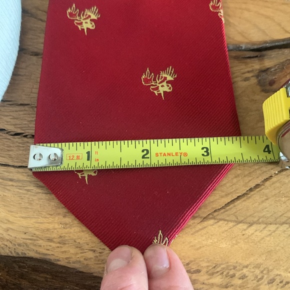 MOOSEHEAD CUSTOM HANDMADE BARNARD-MAINE NECKTIE PREPPY OUTDOORS RUGGED - Picture 7 of 11